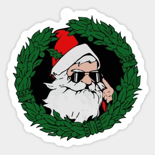 Cool Santa Claus Sticker